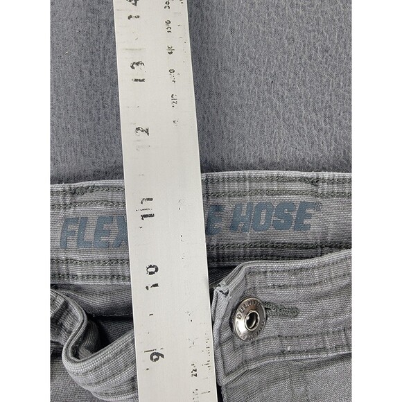 Duluth Flex Fire Hose Pants Mens 36x30 Gray Workwear Cargo Standard Fit Durable - Picture 8 of 14